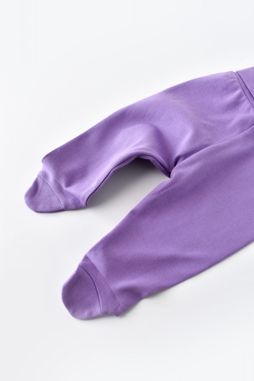 Pantaloni cu Botosei - Bumbac organic Mov BabyCosy