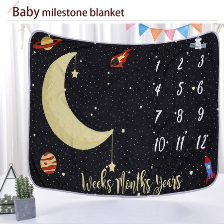 Paturica Milestone plusata pentru fotografii memorabile Luna neagra Drool