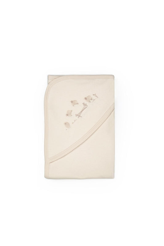 Paturica pentru nou nascut, 100% bumbac organic, Lamb, BabyCosy