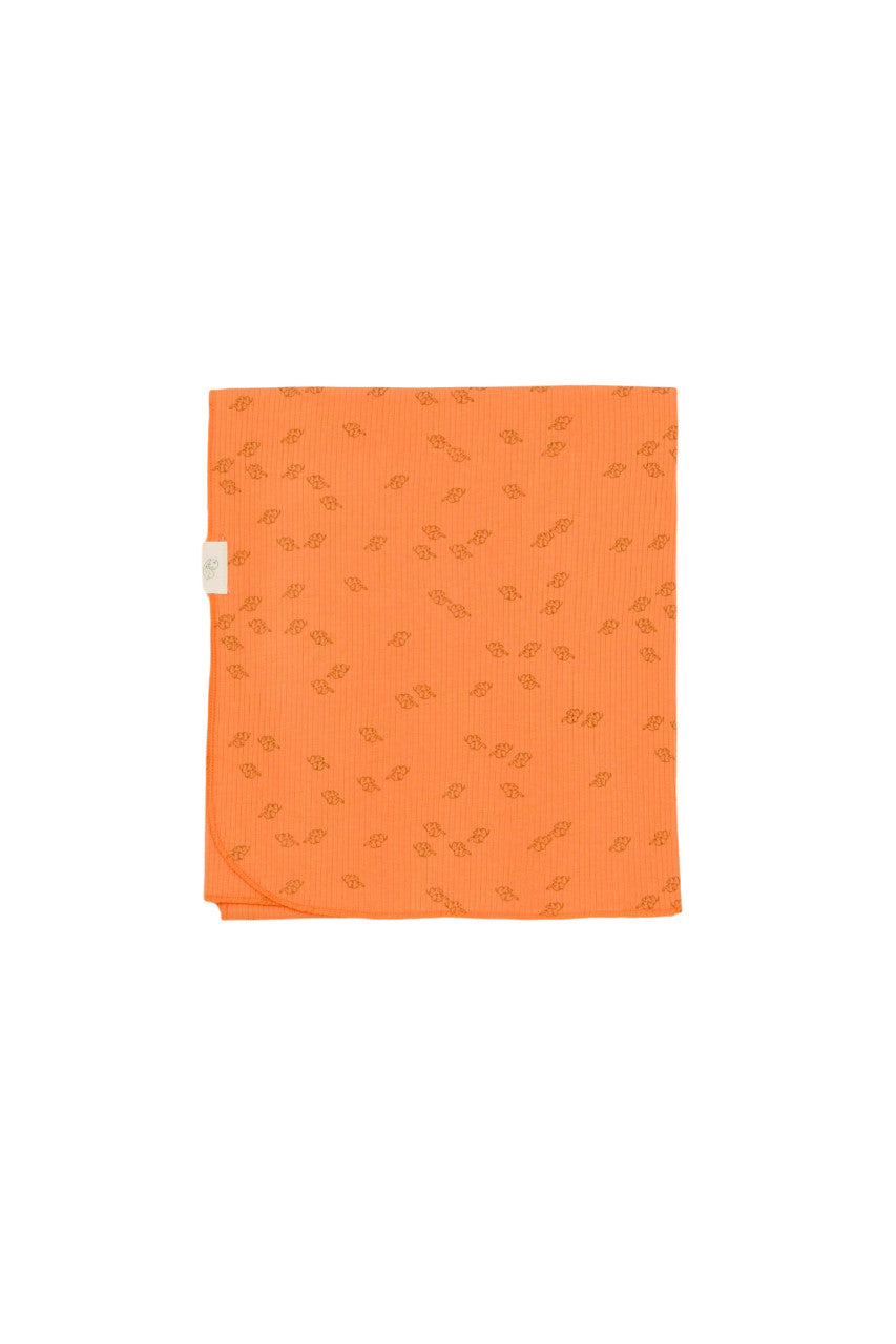 Paturica Printed, BabyCosy, 50% modal+50% bumbac, Apricot, 85X85 cm