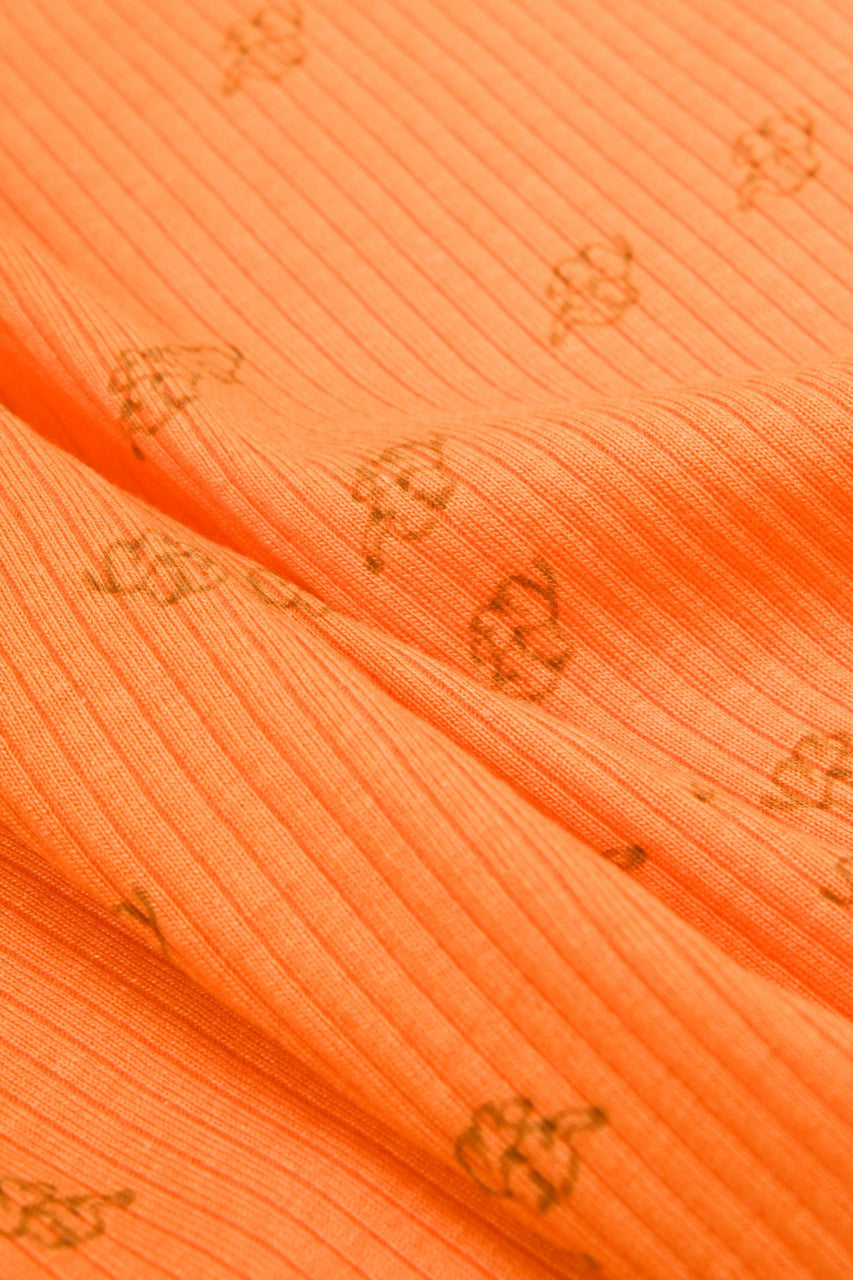 Paturica Printed, BabyCosy, 50% modal+50% bumbac, Apricot, 85X85 cm