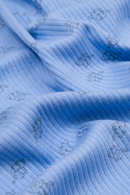 Paturica Printed, BabyCosy, 50% modal+50% bumbac, Lavanda, 85X85 cm