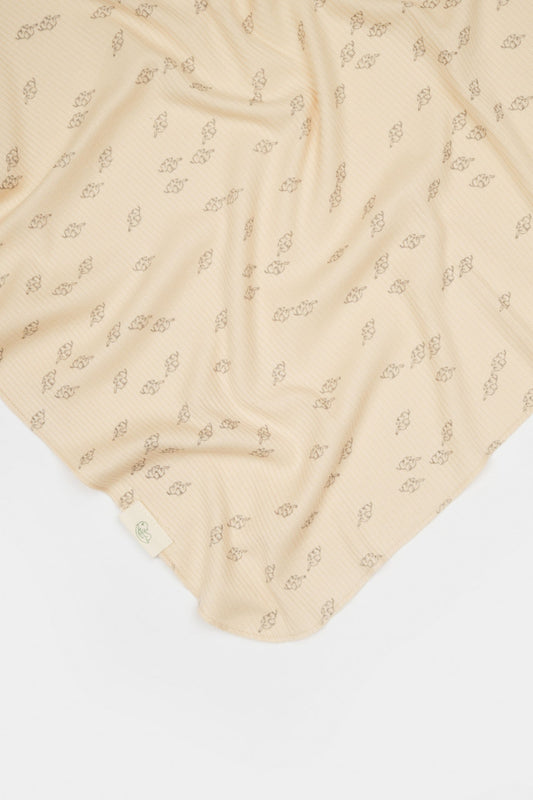 Paturica Printed, BabyCosy, 50% modal+50% bumbac, Stone, 85X85 cm