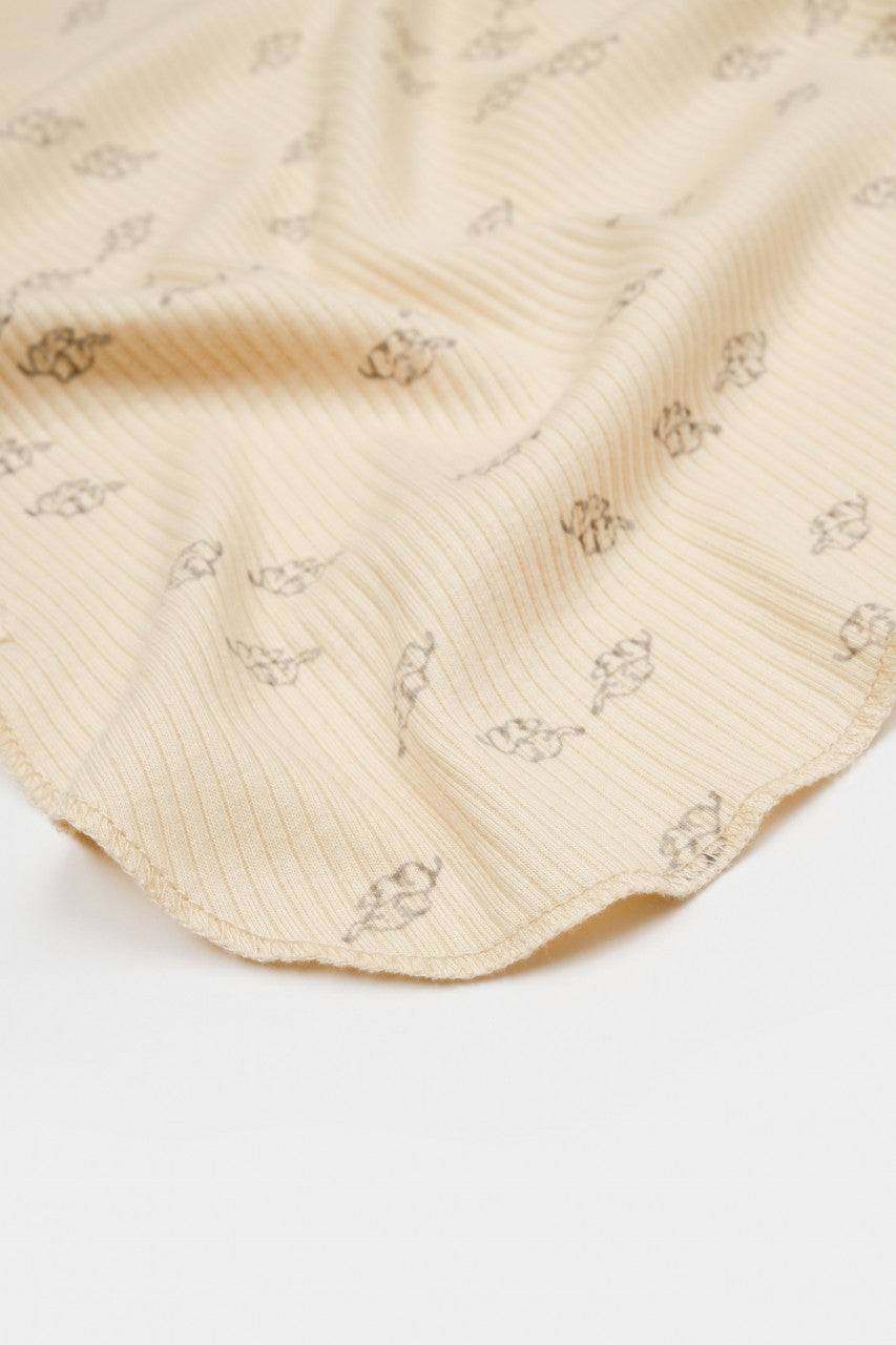 Paturica Printed, BabyCosy, 50% modal+50% bumbac, Stone, 85X85 cm