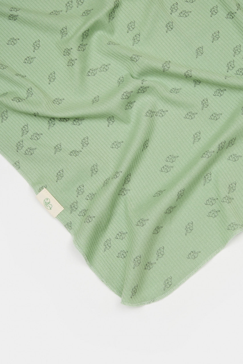 Paturica Printed, BabyCosy, 50% modal+50% bumbac, Verde, 85X85 cm