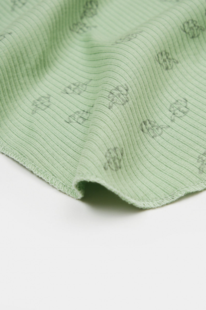 Paturica Printed, BabyCosy, 50% modal+50% bumbac, Verde, 85X85 cm