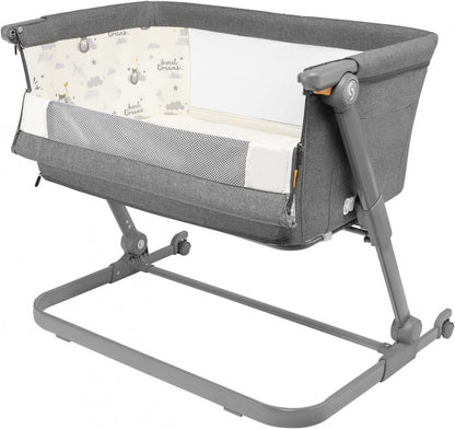 Patut 3 in 1 co-sleeping Skiddou Natt, Evening Dream, Gri inchis