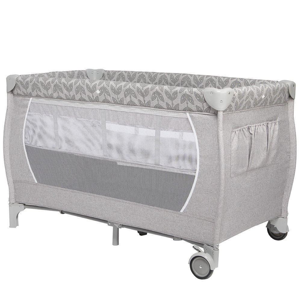 Patut de calatorie pliabil Skiddou Lunar, 2 nivele, Normandic Dream, Gri