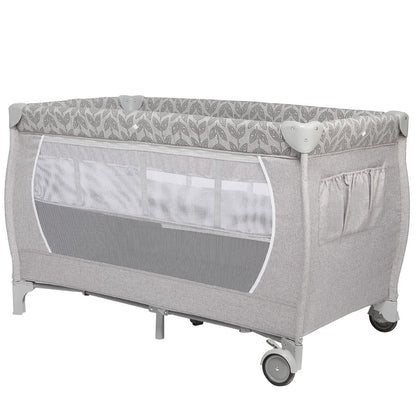 Patut de calatorie pliabil Skiddou Lunar, 2 nivele, Normandic Dream, Gri