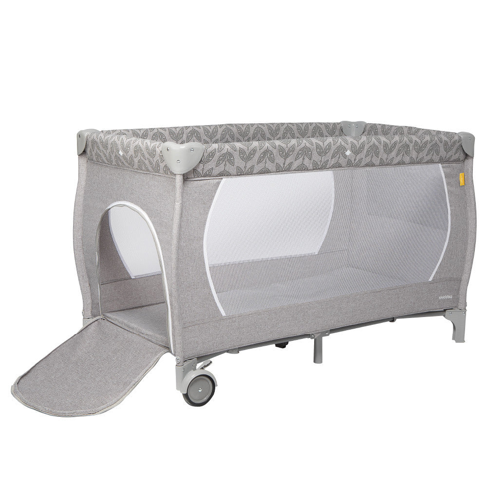 Patut de calatorie pliabil Skiddou Lunar, 2 nivele, Normandic Dream, Gri