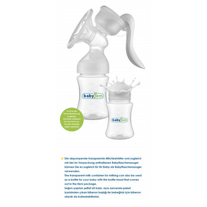 Pompa manuala pentru san BabyJem Breast Pump