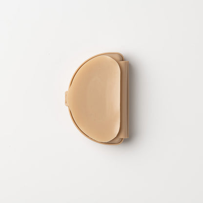 Recipient diversificare hrana bebelusi Miniware Silifold, 100% din silicon alimentar, Almond Butter