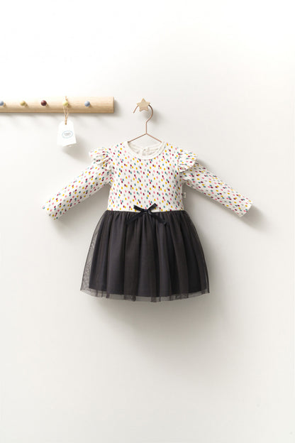 Rochita eleganta cu tulle pentru fetite Monster, Tongs baby
