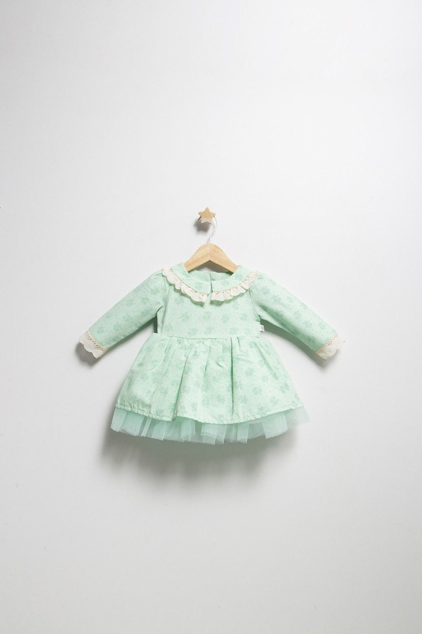 Rochita eleganta pentru fetite Elbise, Tongs baby, cu tulle si volane