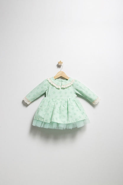 Rochita eleganta pentru fetite Elbise, Tongs baby, cu tulle si volane