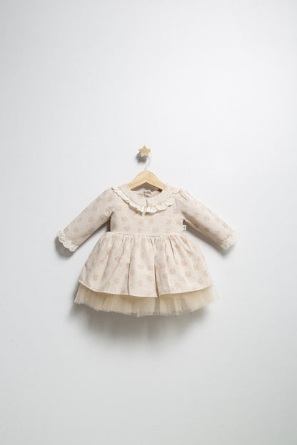 Rochita eleganta pentru fetite Elbise, Tongs baby, cu tulle si volane