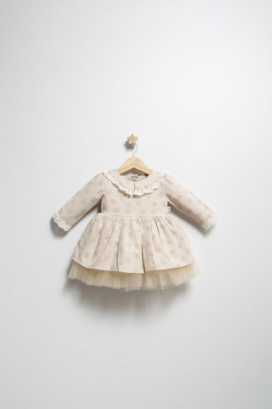 Rochita eleganta pentru fetite Elbise, Tongs baby, cu tulle si volane