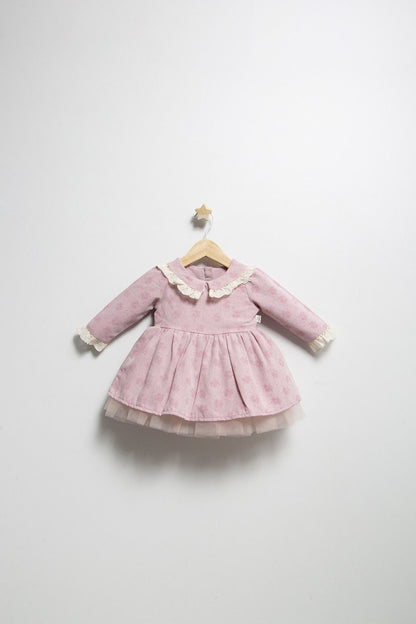 Rochita eleganta pentru fetite Elbise, Tongs baby, cu tulle si volane