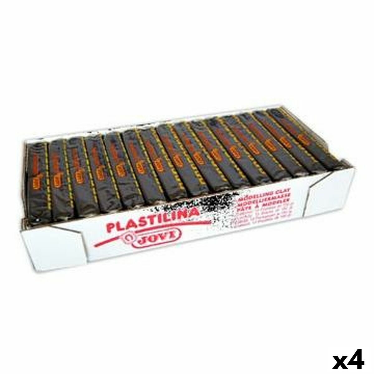 Plastilină Jovi Negru 150 g 15 Piese (4 Unități) - Jucarii si jocuri, Activități creative