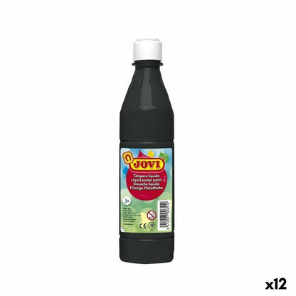 Tempera Jovi Negru 500 ml (12 Unități) - Birou și papetărie, Arte și Meserii