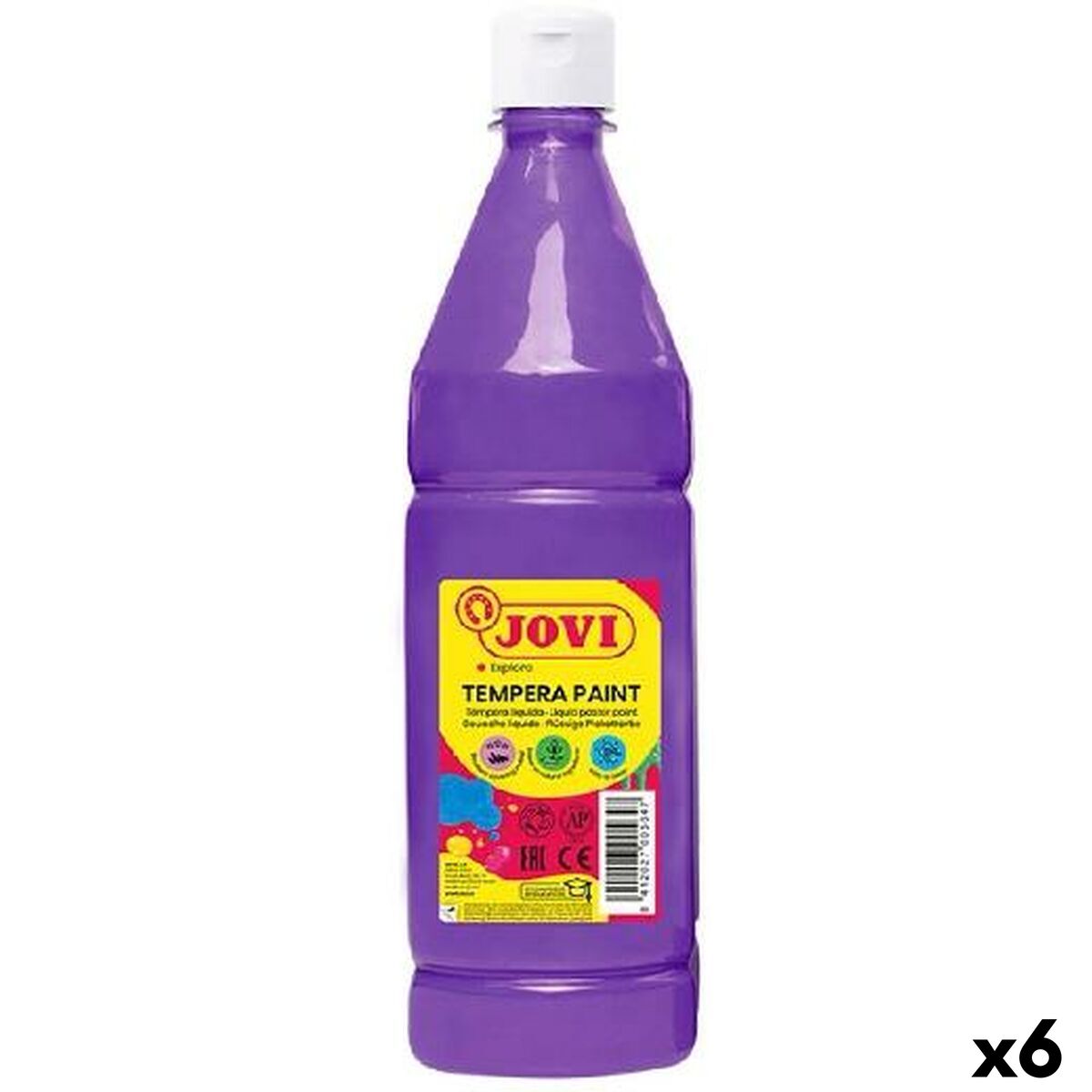 Tempera Jovi Violet 1 L (6 Unități) - Birou și papetărie, Arte și Meserii