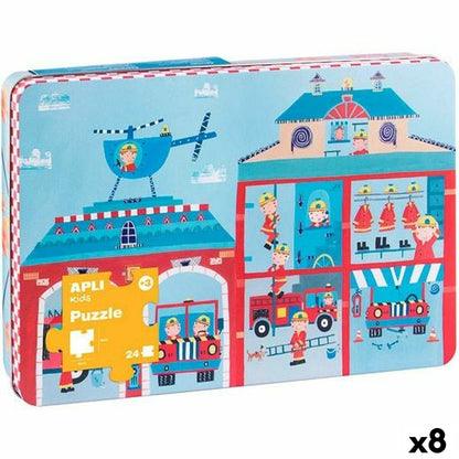 Puzzle Apli 48 x 32 cm Pompier 24 Piese (8 Unități) - Jucarii si jocuri, Puzzle-uri și puzzle-uri