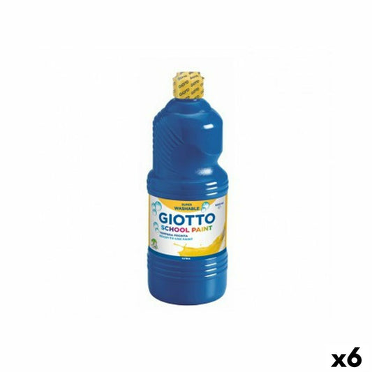 Tempera Giotto Bleumarin 1 L (6 Unități) - Birou și papetărie, Arte și Meserii