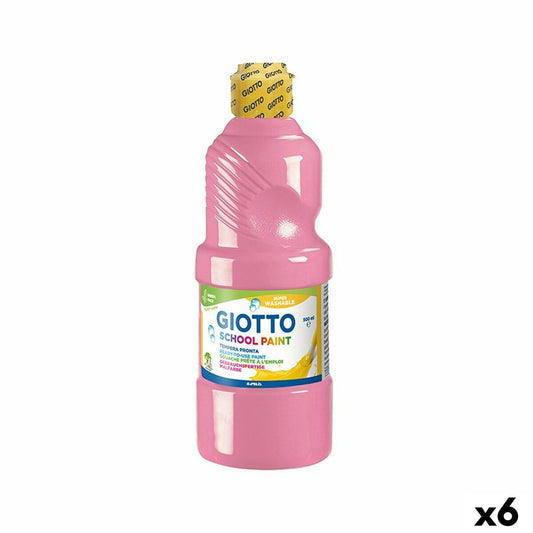 Tempera Giotto Roz 500 ml (6 Unități) - Birou și papetărie, Arte și Meserii