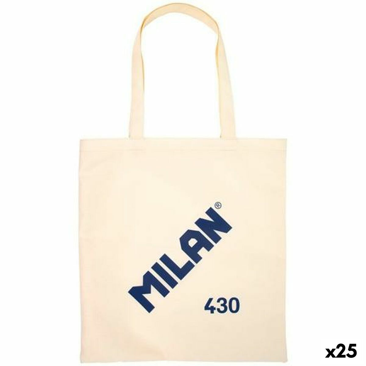 Geantă din material textil Milan 1918 Bej 41 x 38 x 0,5 cm (25 Unități) - Birou și papetărie, Material școlar și educațional