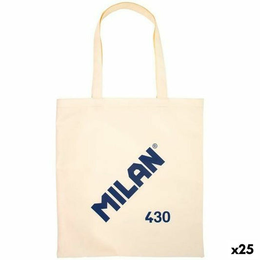 Geantă din material textil Milan 1918 Bej 41 x 38 x 0,5 cm (25 Unități) - Birou și papetărie, Material școlar și educațional