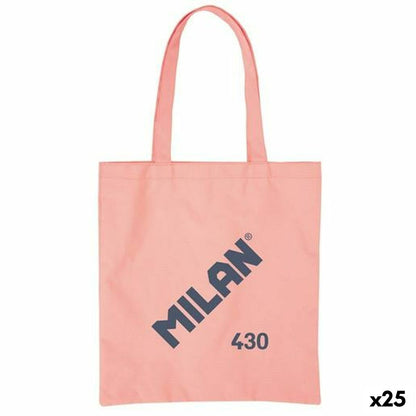 Geantă din material textil Milan 1918 Roz 41 x 38 x 0,5 cm (25 Unități) - Birou și papetărie, Material școlar și educațional