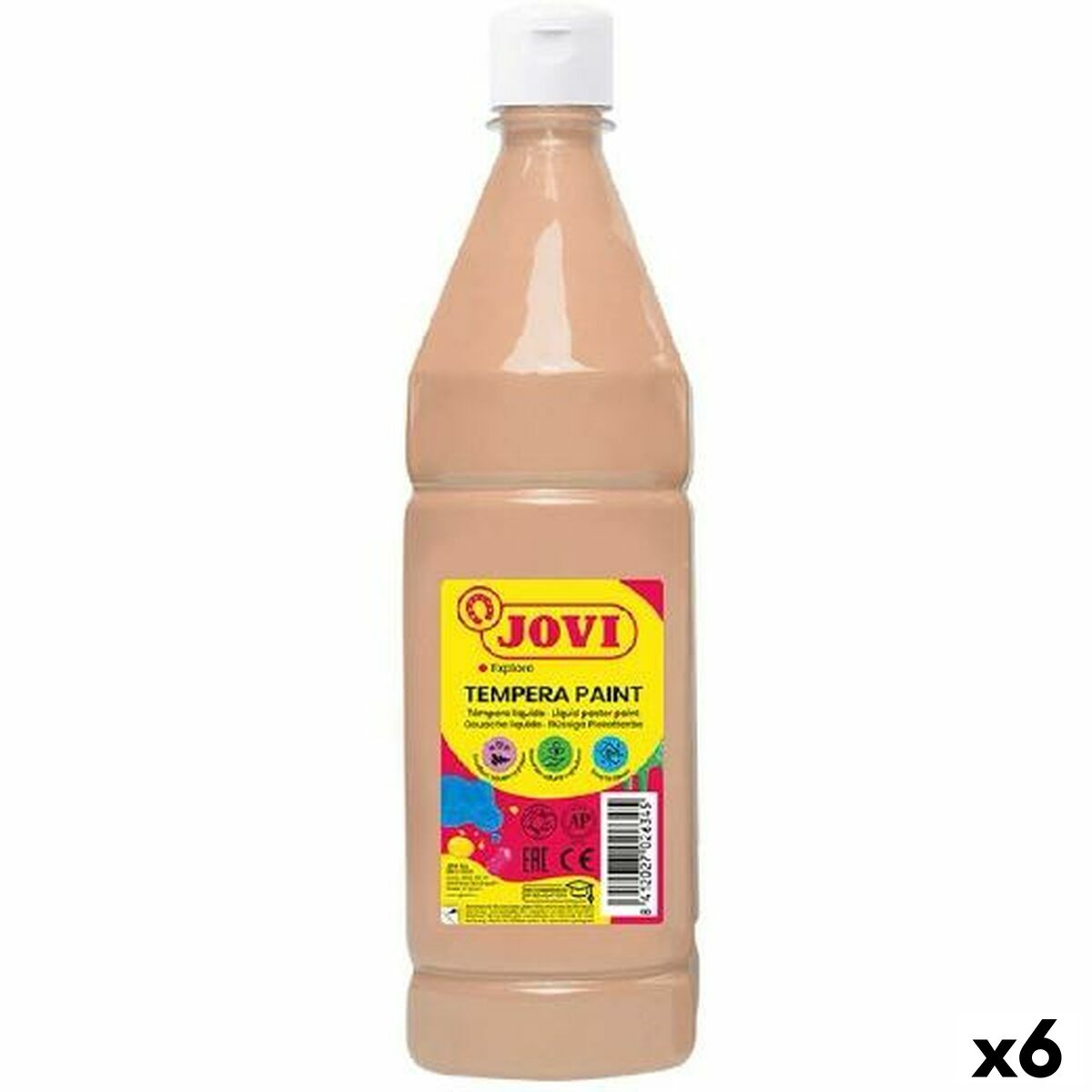 Tempera Jovi Carne 1 L (6 Unități) - Birou și papetărie, Arte și Meserii