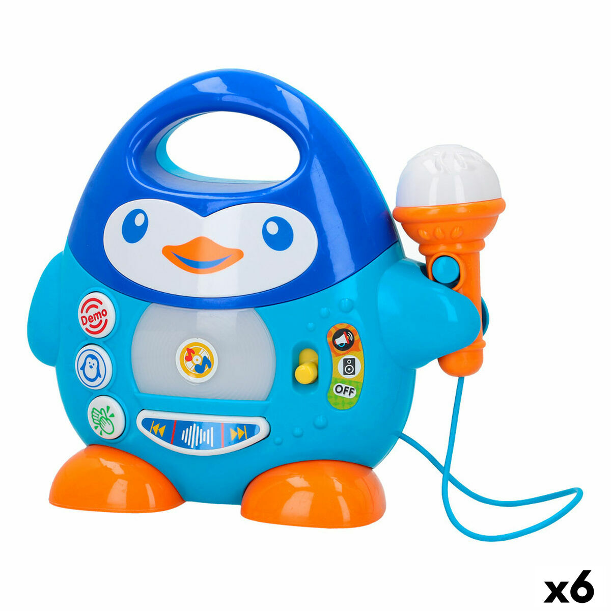 Microfon Karaoke Winfun Pinguin 6 Unități - Jucarii si jocuri, Jucării electronice