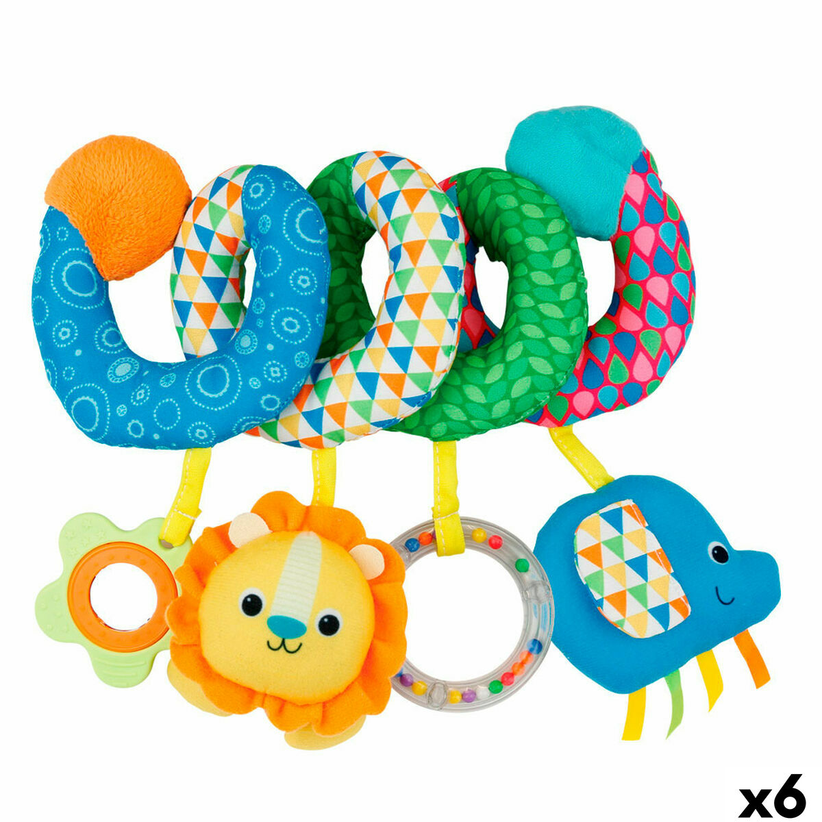 Zornăitoare Winfun 20 x 20 x 9 cm (6 Unități) - Bebelus, Jucăriile copilăriei timpurii