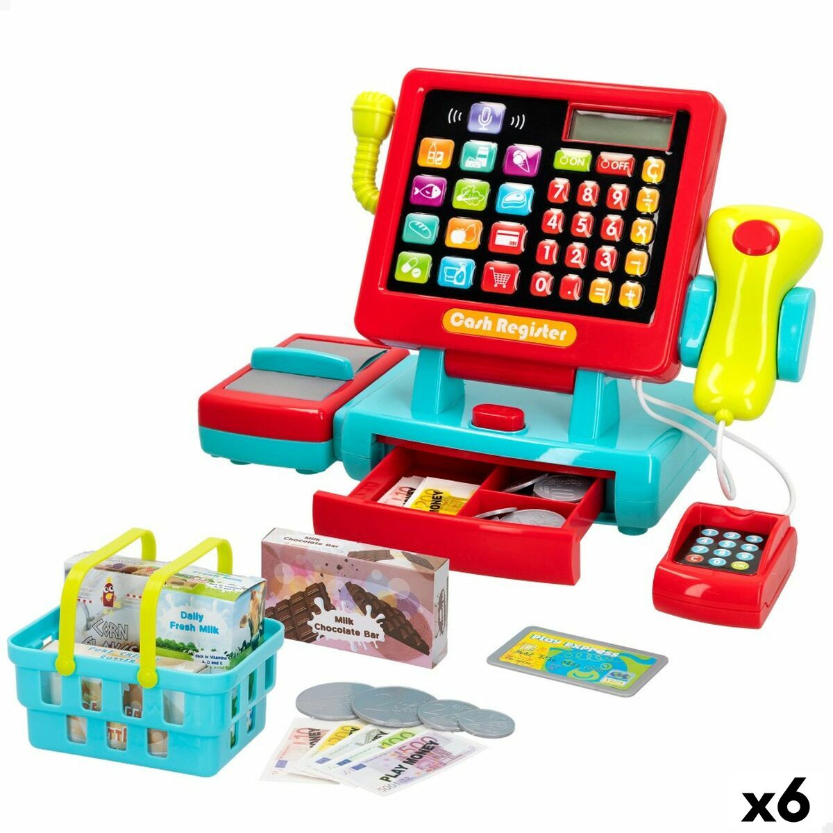 Casă de marcat de jucărie PlayGo 31 x 22 x 14,5 cm 6 Unități - Jucarii si jocuri, Imitații de jocuri