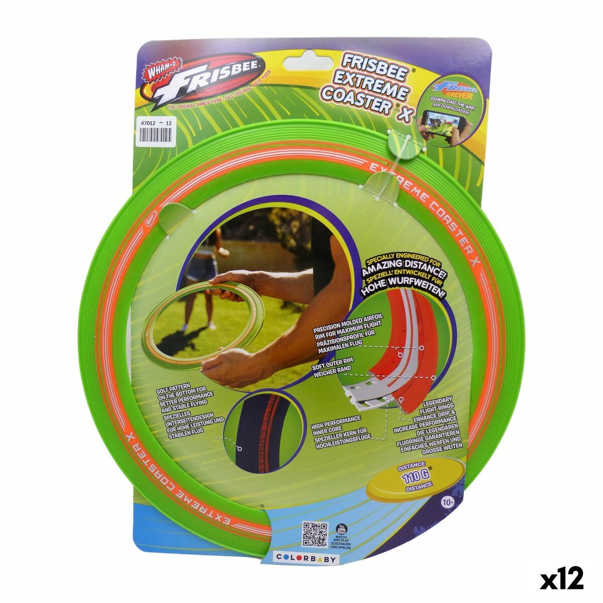 Frisbee Wham-O 33 x 4,2 x 33 cm (12 Unități) - Jucarii si jocuri, În aer liber și sport