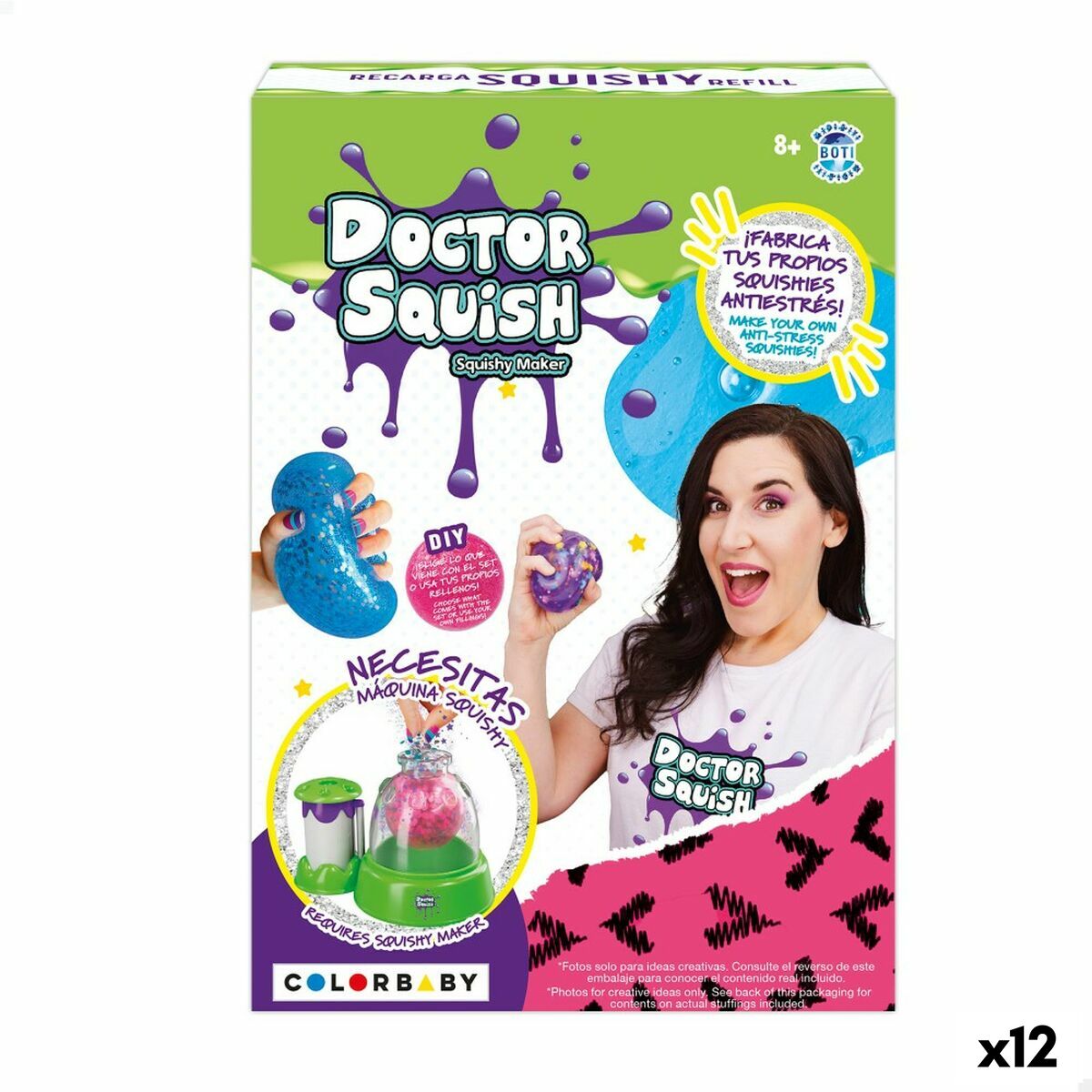 Slime Doctor Squish (12 Unități) - Jucarii si jocuri, Activități creative