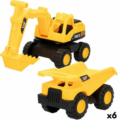 Vehicule de Construcție Speed & Go 18,5 x 10,5 x 10 cm (6 Unități) - Jucarii si jocuri, Vehicule