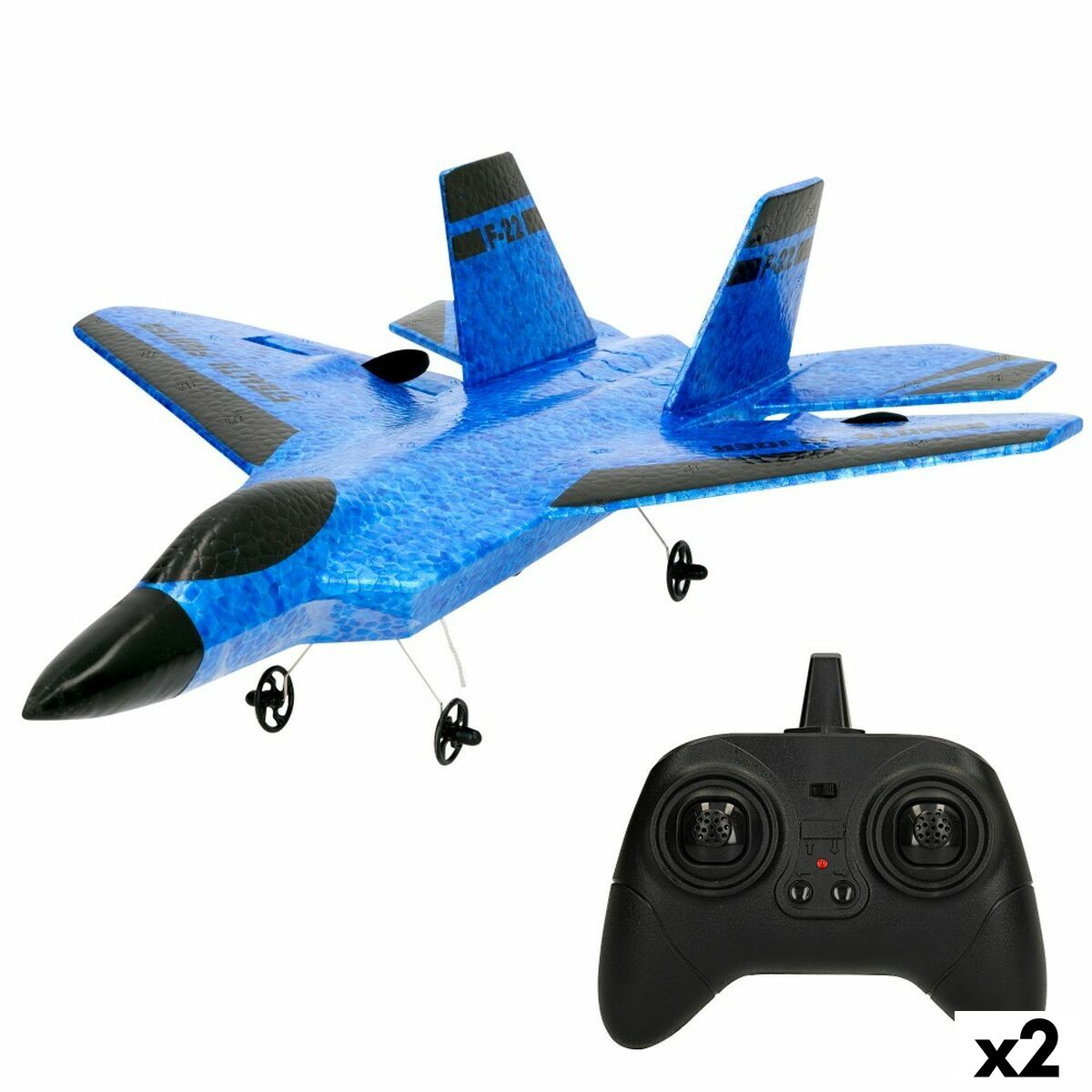 Elicopter Controlat de Radio Colorbaby (2 Unități) - Jucarii si jocuri, Vehicule