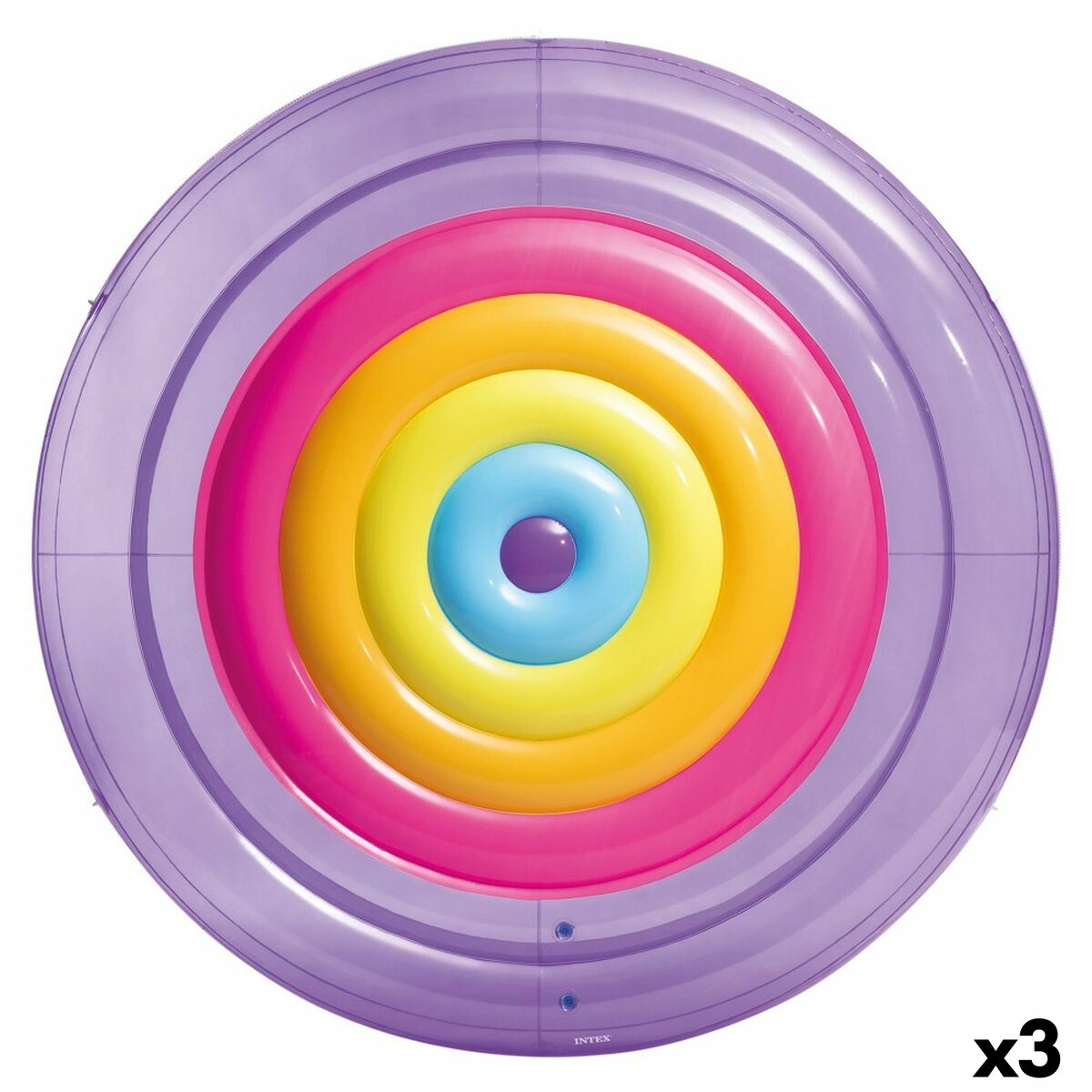 Saltea gonflabilă Intex 206 x 24 x 206 cm (3 Unități) - Jucarii si jocuri, În aer liber și sport