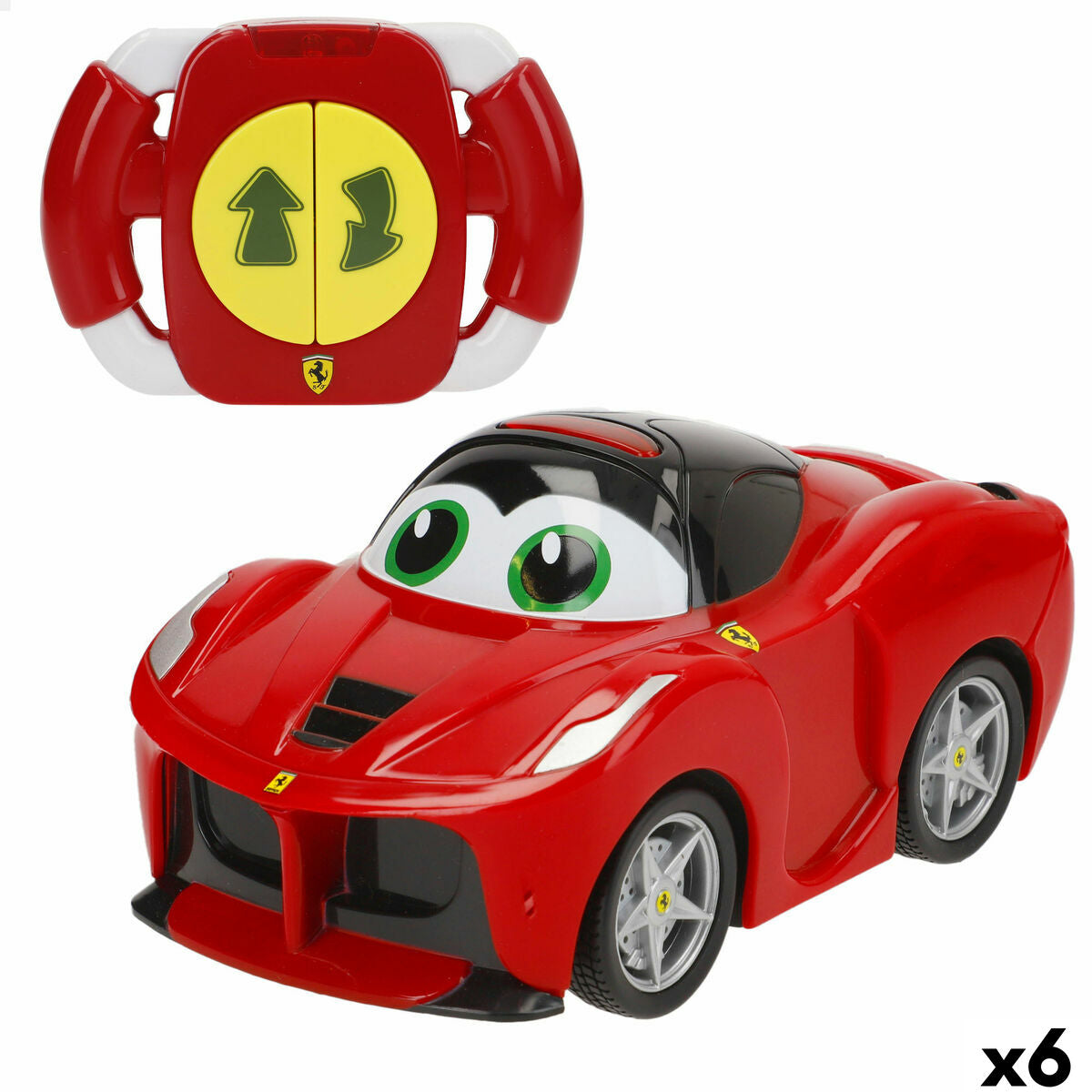 Mașină Radio Control Ferrari 13 x 6,5 x 7,5 cm (6 Unități) - Jucarii si jocuri, Vehicule