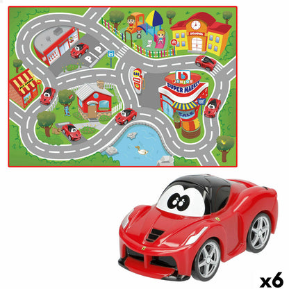 Playset Ferrari 100 x 0,1 x 70 cm 6 Unități - Jucarii si jocuri, Păpuși și figurine