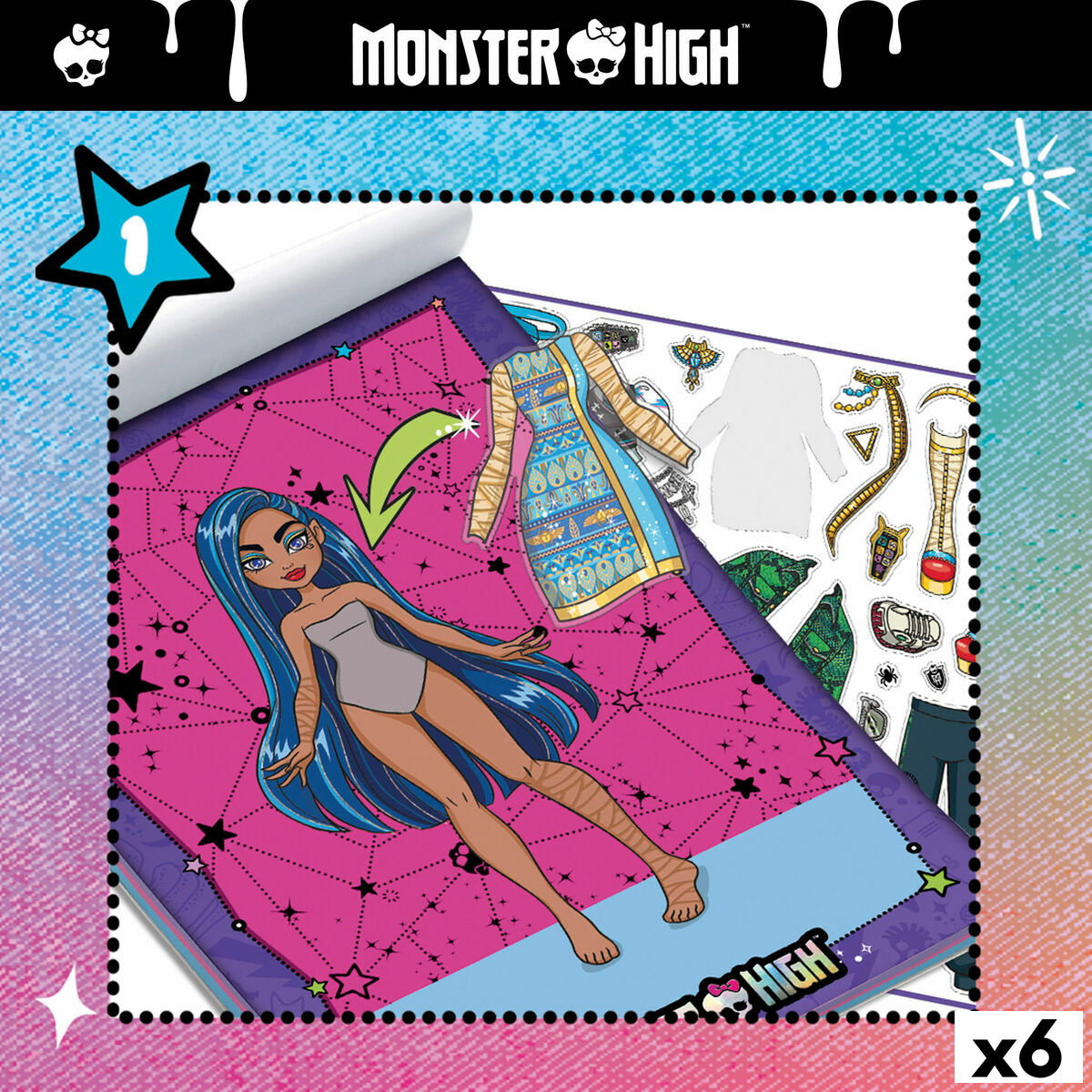 Set pentru desen Monster High (6 Unități) - Birou și papetărie, Arte și Meserii