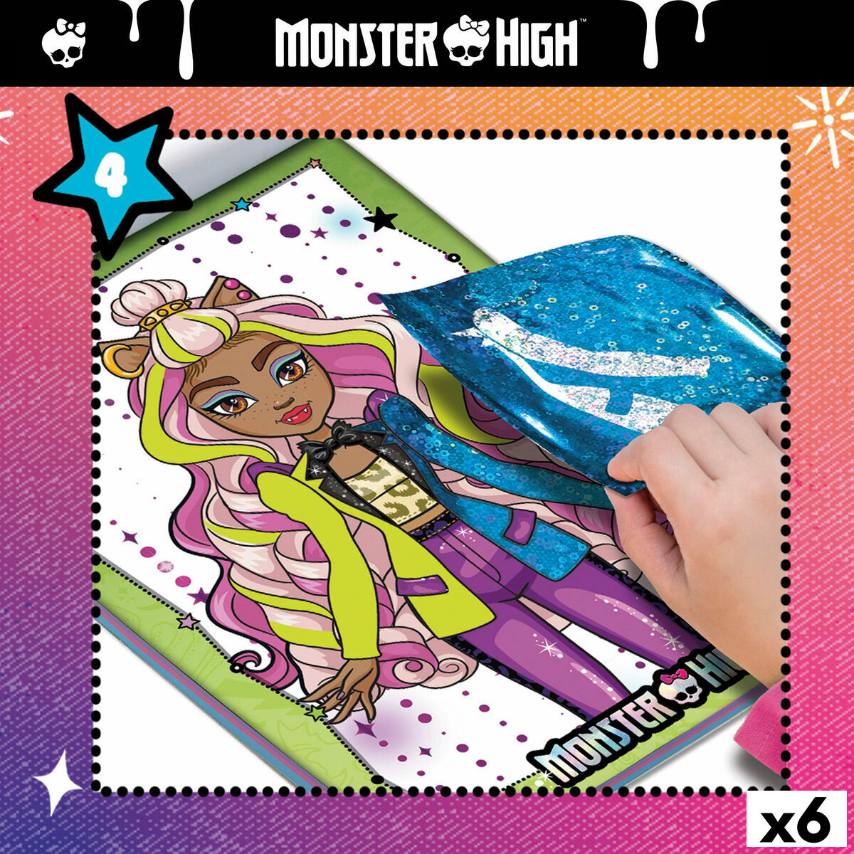 Set pentru desen Monster High (6 Unități) - Birou și papetărie, Arte și Meserii