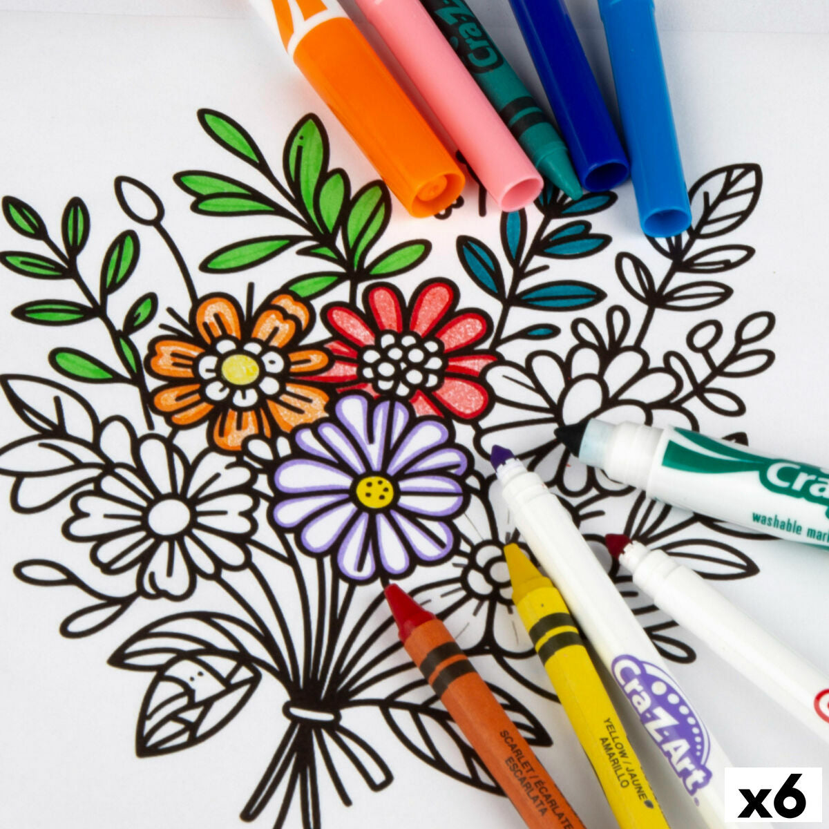 Set pentru desen Cra-Z-Art (6 Unități) - Birou și papetărie, Arte și Meserii