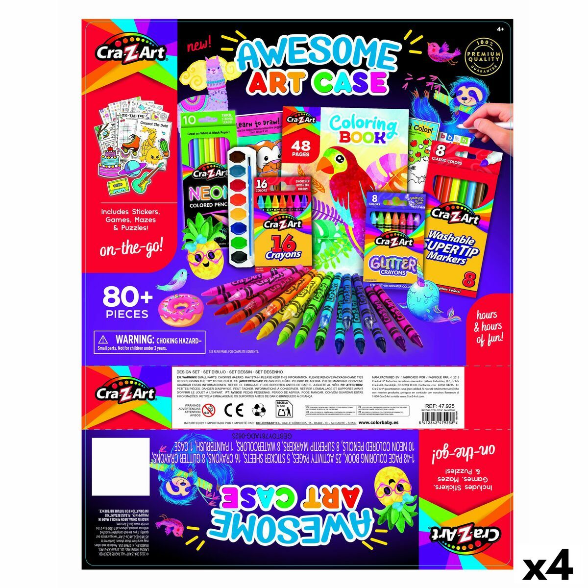 Set pentru desen Cra-Z-Art (4 Unități) - Birou și papetărie, Arte și Meserii