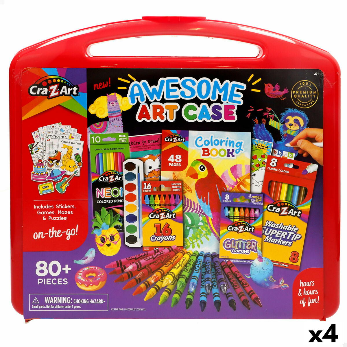 Set pentru desen Cra-Z-Art (4 Unități) - Birou și papetărie, Arte și Meserii