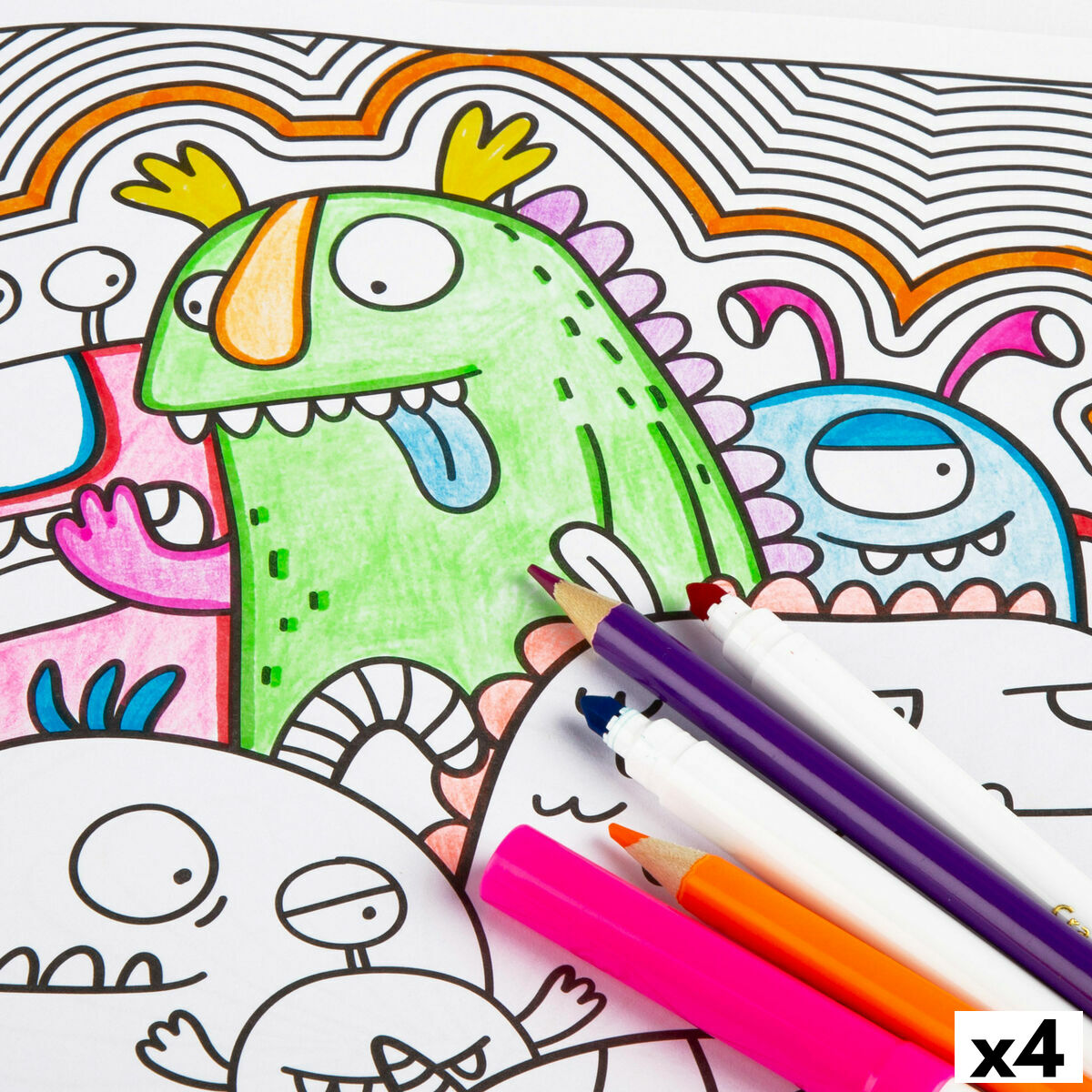 Set pentru desen Cra-Z-Art (4 Unități) - Birou și papetărie, Arte și Meserii