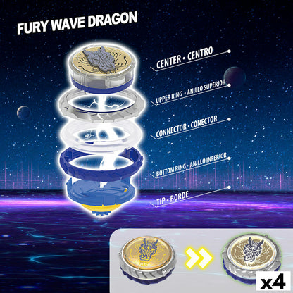 Titirez Infinity Nado (4 Unități) - Jucarii si jocuri, În aer liber și sport