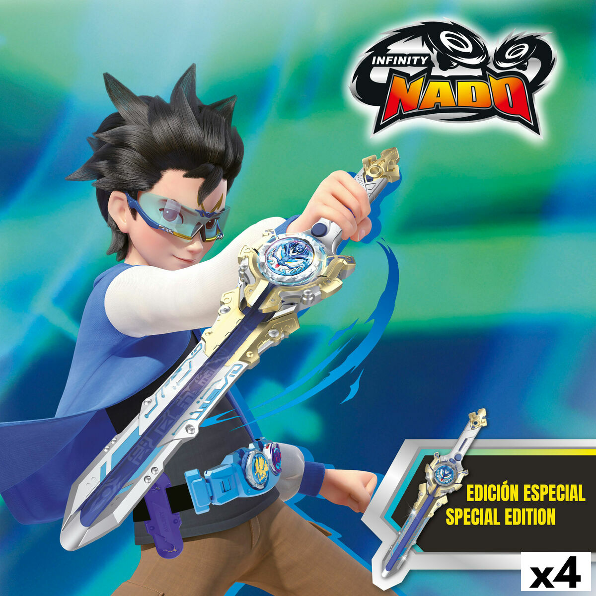 Titirez Infinity Nado (4 Unități) - Jucarii si jocuri, În aer liber și sport